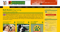 Desktop Screenshot of barkbusters.co.uk